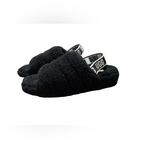 Ugg Fluff Yeah Slide - Black